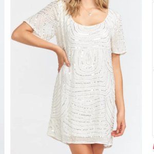 Show Me Your Mumu | White with silver sequens